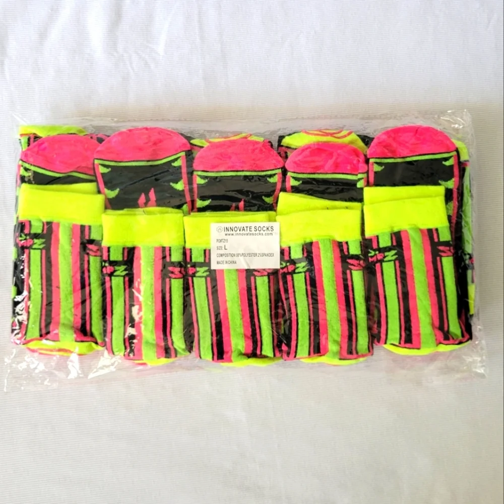 Trampoline Socks Bright & Colorful by Innovate Socks - NIP